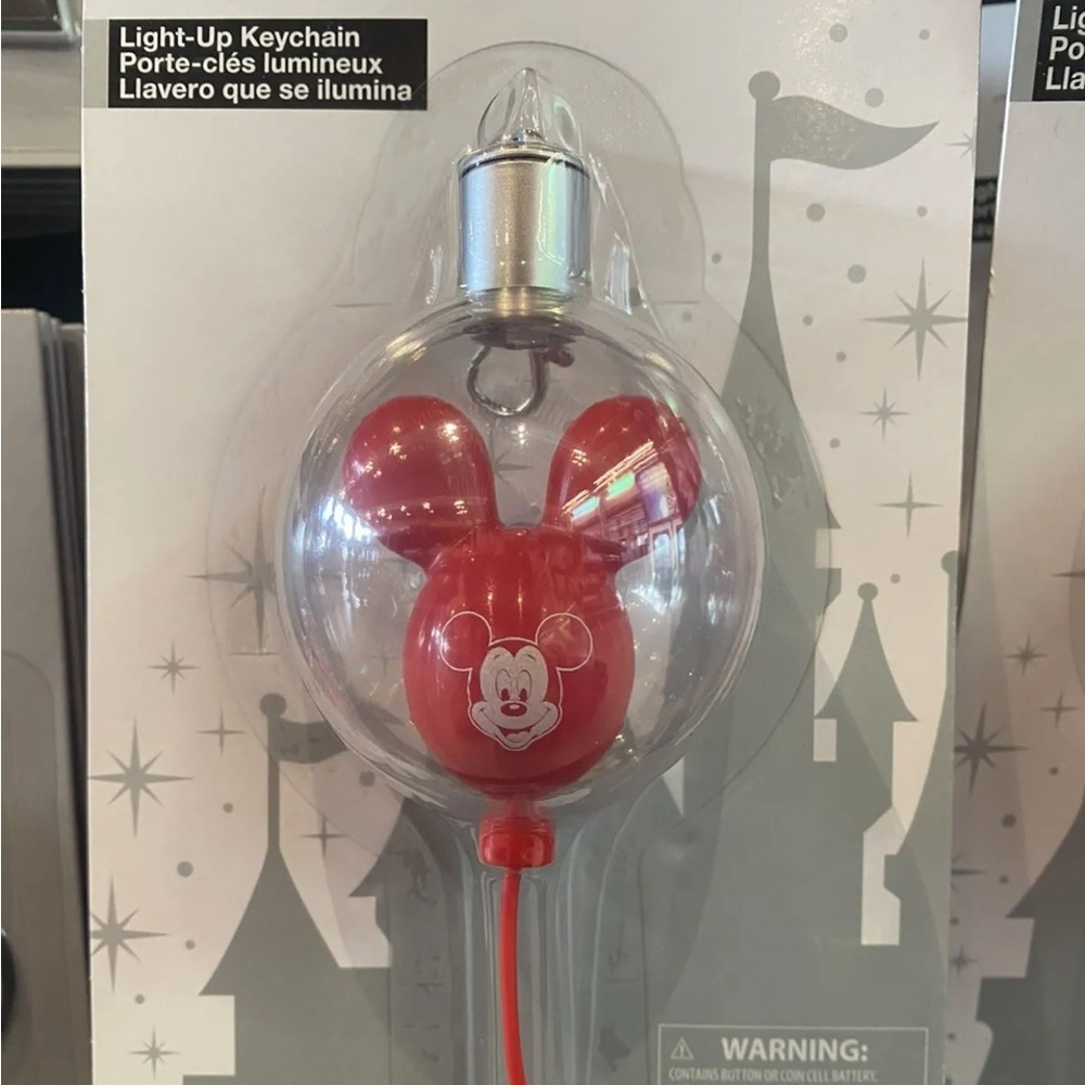 Disney Light Up Balloon Keychain